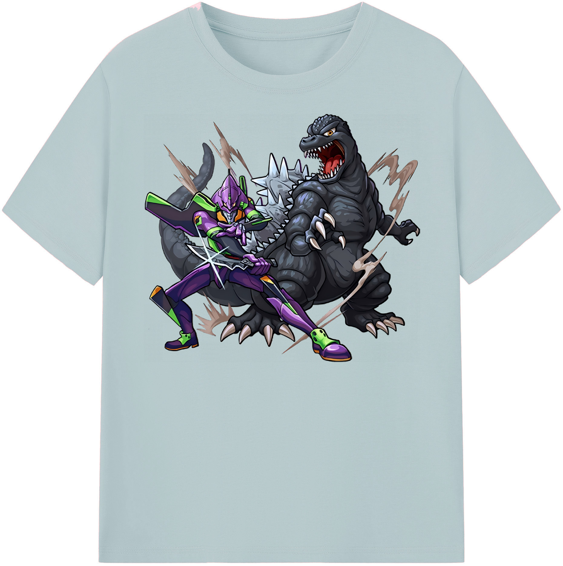 （画像用） EVA 新世紀エヴァンゲリオン 綿100％半袖Tシャツ（フロントプリント）